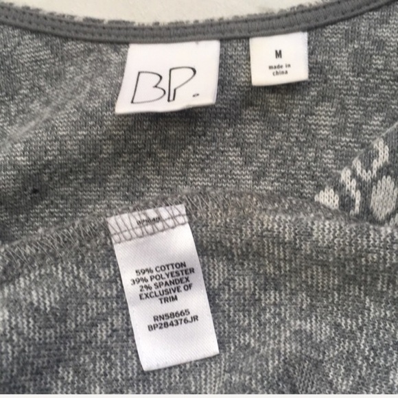 BP Nordstrom Dress Flare White Gray Diamond Medium - Picture 8 of 8